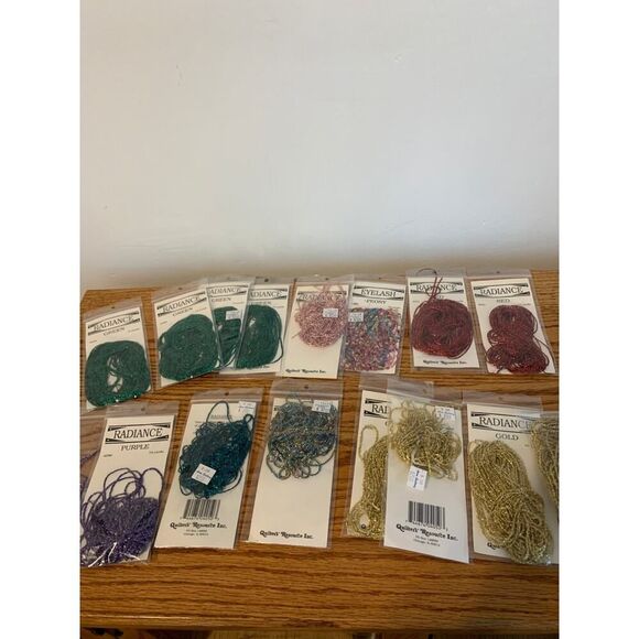 Lot of 15 - Quilters Resource Embroidery Yarn Thread Radiance Multicolor 10 Yard - Picture 2 of 8